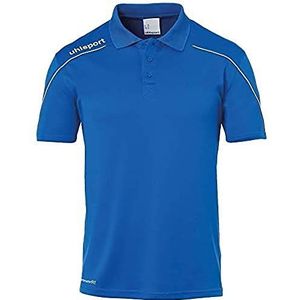 Uhlsport Stream 22 Polo Heren - Royal / Wit | Maat: 2XL