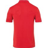 Uhlsport Stream 22 Polo Kinderen - Rood / Wit | Maat: 140