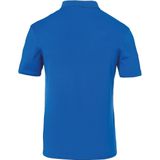 Uhlsport Stream 22 Polo Heren - Royal / Wit | Maat: L