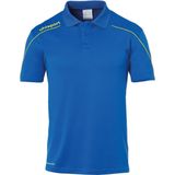 Uhlsport Stream 22 Polo Heren - Royal / Wit | Maat: L