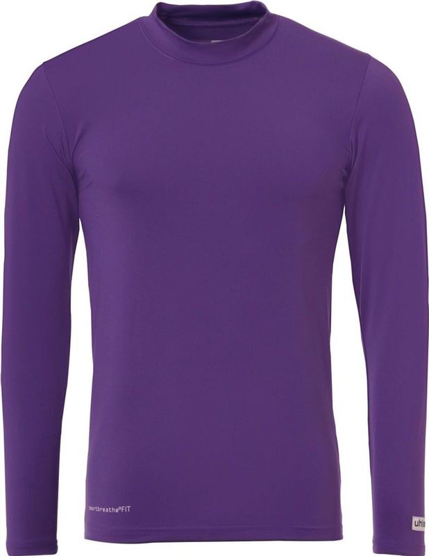 Uhlsport - Distinction Colors - Baselayer Thermoshirt - Paars - Elastisch en Ademend
