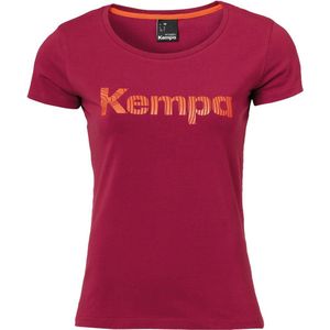 Kempa - Sportshirt Graphic - Dieprood - Dames