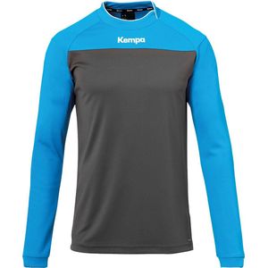 Kempa Prime Longsleeve Shirt - sportshirts - grijs lichtblauw - Unisex