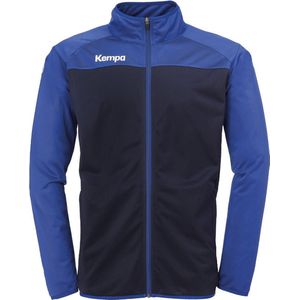 Kempa - Prime Poly Jacket - Kinder Trainingsjas - Zwart-Antra - Polyester