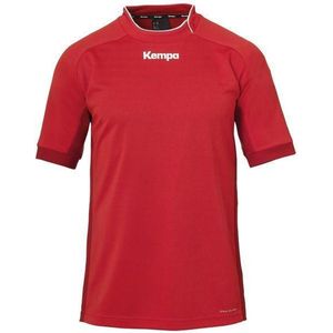 Kempa - Prime Shirt - Kind - Donker Rood - Polyester
