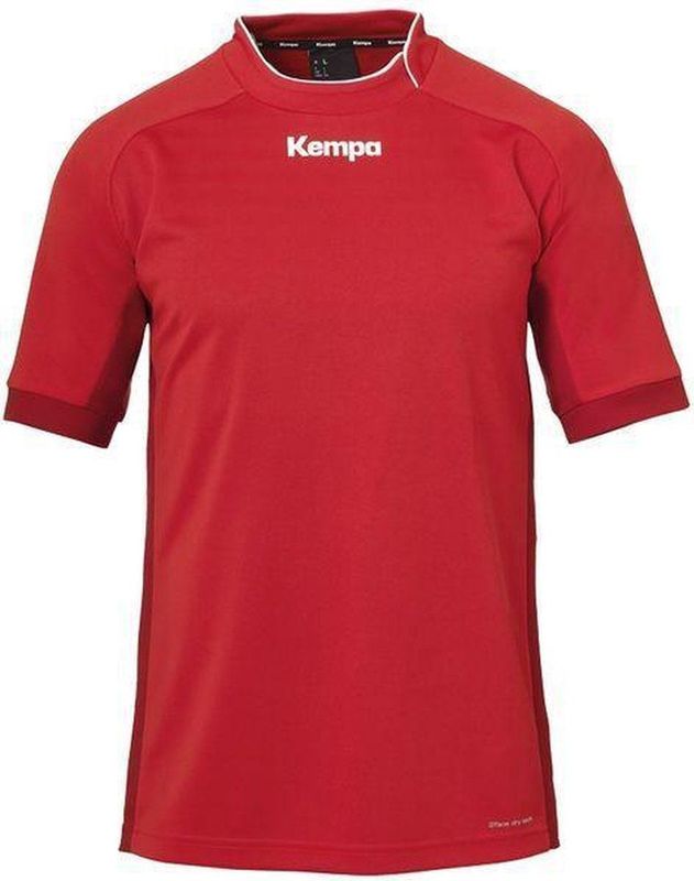 Kempa - Prime Shirt - Kind - Donker Rood - Polyester