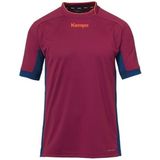 Kempa Prime Shirt Donker Rood-Diep Blauw