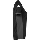 Kempa Prime Shirt Dames Zwart-Antraciet