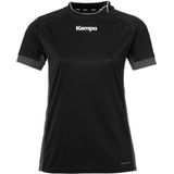 Kempa Prime Shirt Dames Zwart-Antraciet