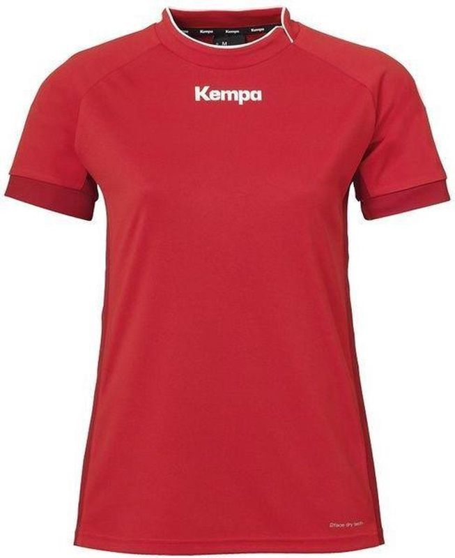 Kempa Prime Shirt Dames Rood-Chili Rood