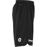 Korte Broek - Zwart - 100% Polyester - Elastische Opdrukken Kempa