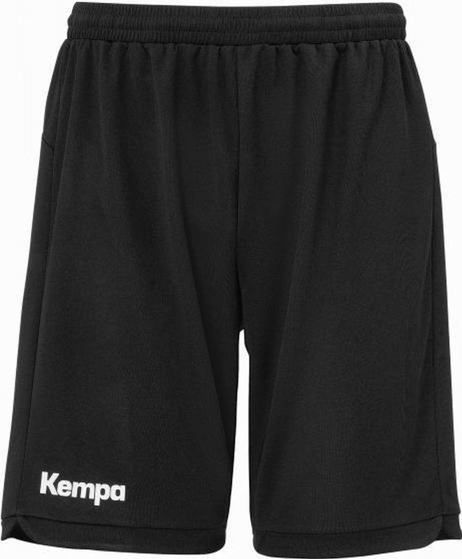Korte Broek - Zwart - 100% Polyester - Elastische Opdrukken Kempa