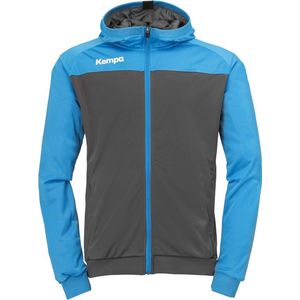 Kempa - Prime Multi Jacket - Antraciet-KempaBlauw - Trainingsjas - 100% Polyester