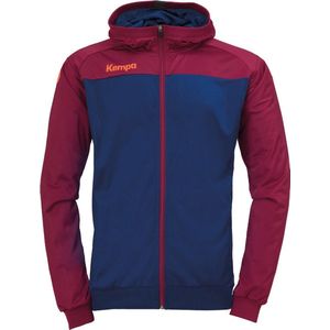 Kempa - Prime Multi Jacket - Diep Blauw - Donker Rood - Trainingsjas