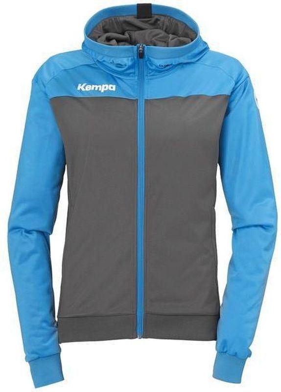 Kempa - Prime Multi - Jas - Zwart - 100% Polyester - Met Kap en Ritszakken