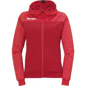 Kempa - Prime Multi Jacket - Dames - Chili Rood - Getailleerde Trainingsjas