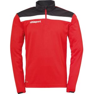Uhlsport - Offense 23 Ziptop - Sporttop - Rood / Zwart / Wit - Polyester