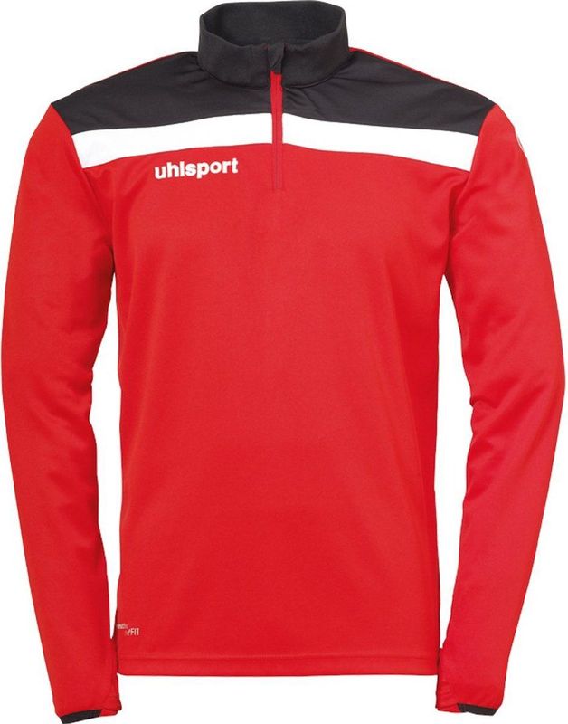 Uhlsport - Offense 23 Ziptop - Sporttop - Rood / Zwart / Wit - Polyester