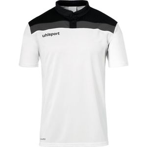 Uhlsport - Offense 23 - Polo Shirt - Wit - 100% Polyester Mini Mesh