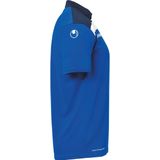 Uhlsport Offense Polo Kinderen - Zwart Antraciet Wit