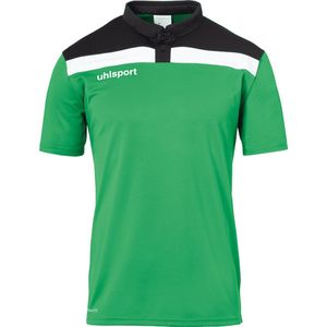 Uhlsport Offense Polo Kinderen - Groen Zwart Wit