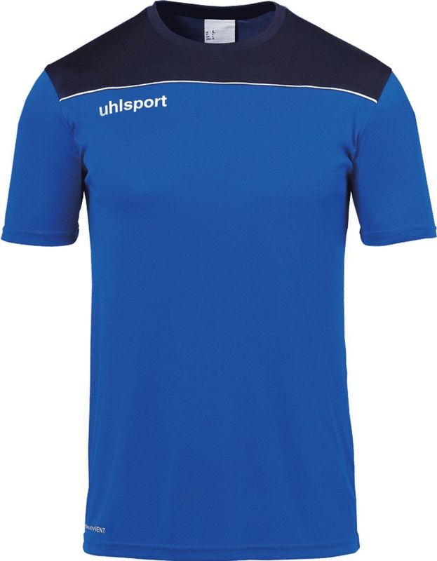 Uhlsport Offense 23 T-Shirt Kinderen - Royal / Marine / Wit | Maat: 128