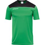 Uhlsport Offense T-Shirt Kinderen - Groen Zwart Wit