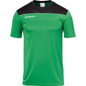 Uhlsport Offense T-Shirt Kinderen - Groen Zwart Wit