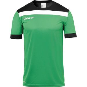 Uhlsport Offense T-Shirt Kinderen - Groen Zwart Wit