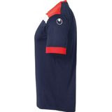 Uhlsport Offense 23 Poly voetbalshirt voor heren, marineblauw/rood/wit, 116