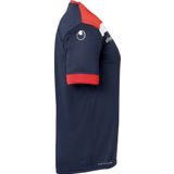 Uhlsport Offense 23 Poly voetbalshirt voor heren, marineblauw/rood/wit, 116