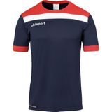Uhlsport Offense 23 T-Shirt Kinderen - Marine / Rood / Wit | Maat: 116