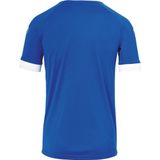 Uhlsport Division 2.0 Shirt Korte Mouw Kinderen - Royal / Wit | Maat: 116