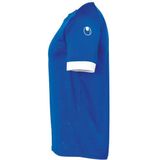 Uhlsport Division 2.0 Shirt Korte Mouw Kinderen - Royal / Wit | Maat: 116