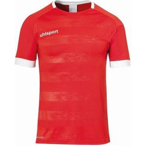 Uhlsport Division 2 0 Shirt Korte Mouw Heren - Rood Wit