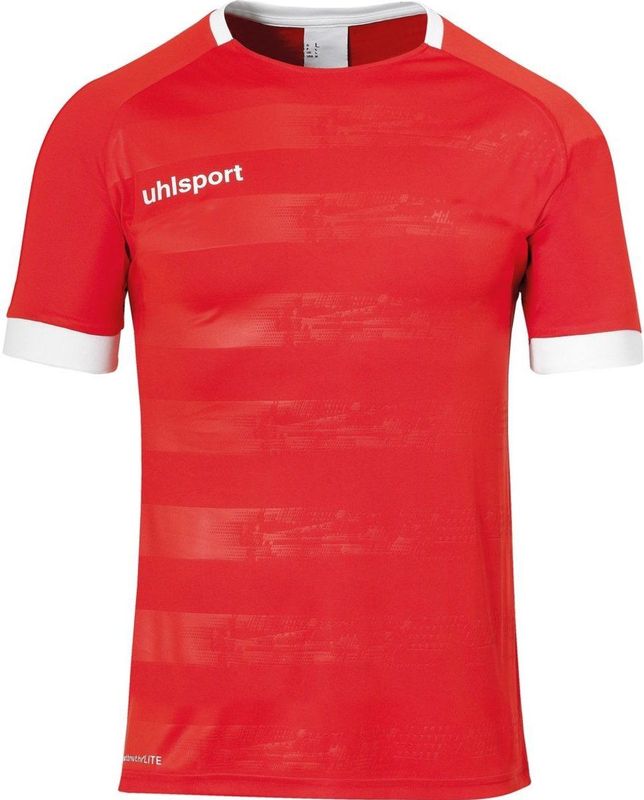 Uhlsport Division 2 0 Shirt Korte Mouw Kinderen - Rood Wit