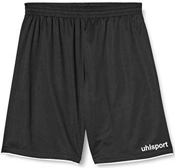 Uhlsport Club Short Kinderen - Zwart / Wit | Maat: 116