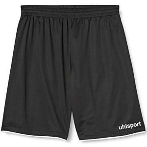 Uhlsport Club Short Heren - Wit / Zwart | Maat: 3XL