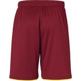 Uhlsport Club Short Kinderen - Bordeaux / Fluogeel