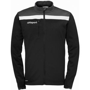 Uhlsport Offense 23 Poly Jacket voor heren, zwart/antraciet/wit, L