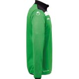 Uhlsport - Offence 23 Poly Jacket - Kind - Groen-Zwart-Wit - Polyester