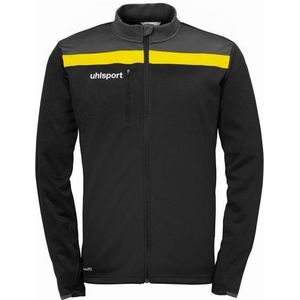 Uhlsport Offense 23 Polyestervest Heren - Zwart / Antraciet / Limoen | Maat: S