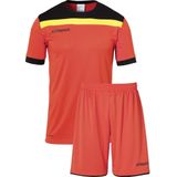 Uhlsport - Offense 23 - Kit Shirt + Korte Broek - Zwart - 100% Polyester