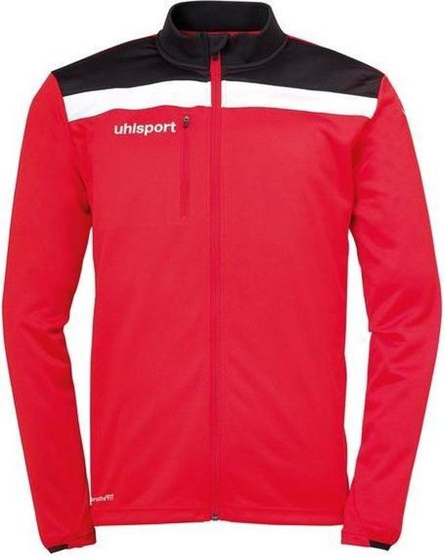 Uhlsport - Offense 23 - Trainingsjas - Rood-Zwart-Wit - Elastisch Polyester