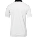 Uhlsport Offense Polo Kinderen - Wit Zwart Antraciet