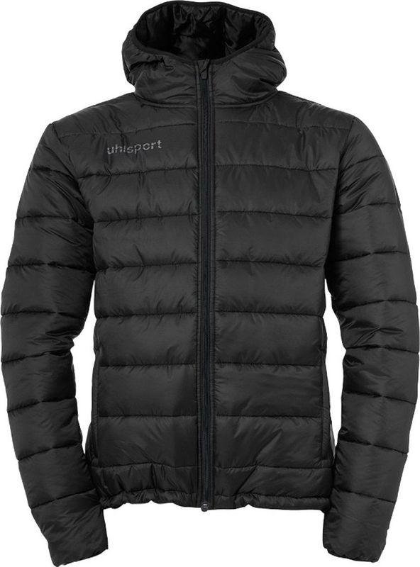 Uhlsport - Essential Puffer Hood Jacket - Zwart - Jack