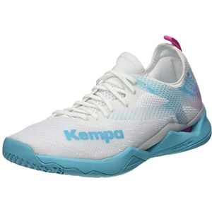 Kempa Wing 2.0 Handbalschoenen voor dames, Aqua-wit.