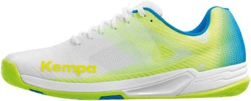 Kempa - Wing 2.0 - Handbalschoenen - Wit Neon Geel - Licht Ademend