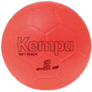 KEMPA Soft Beach Handbal Bal - Fluo Red - Maat 2