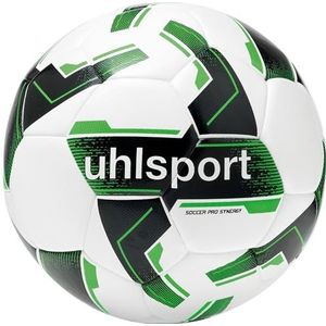 Uhlsport Soccer Pro Synergy (Sz. 3) Trainingsbal - Wit / Zwart / Fluo Groen | Maat: 3